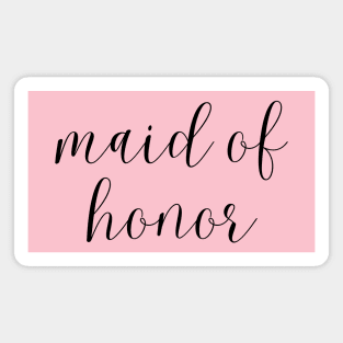 Maid of Honor Design - Bridal Party Squad Magnet